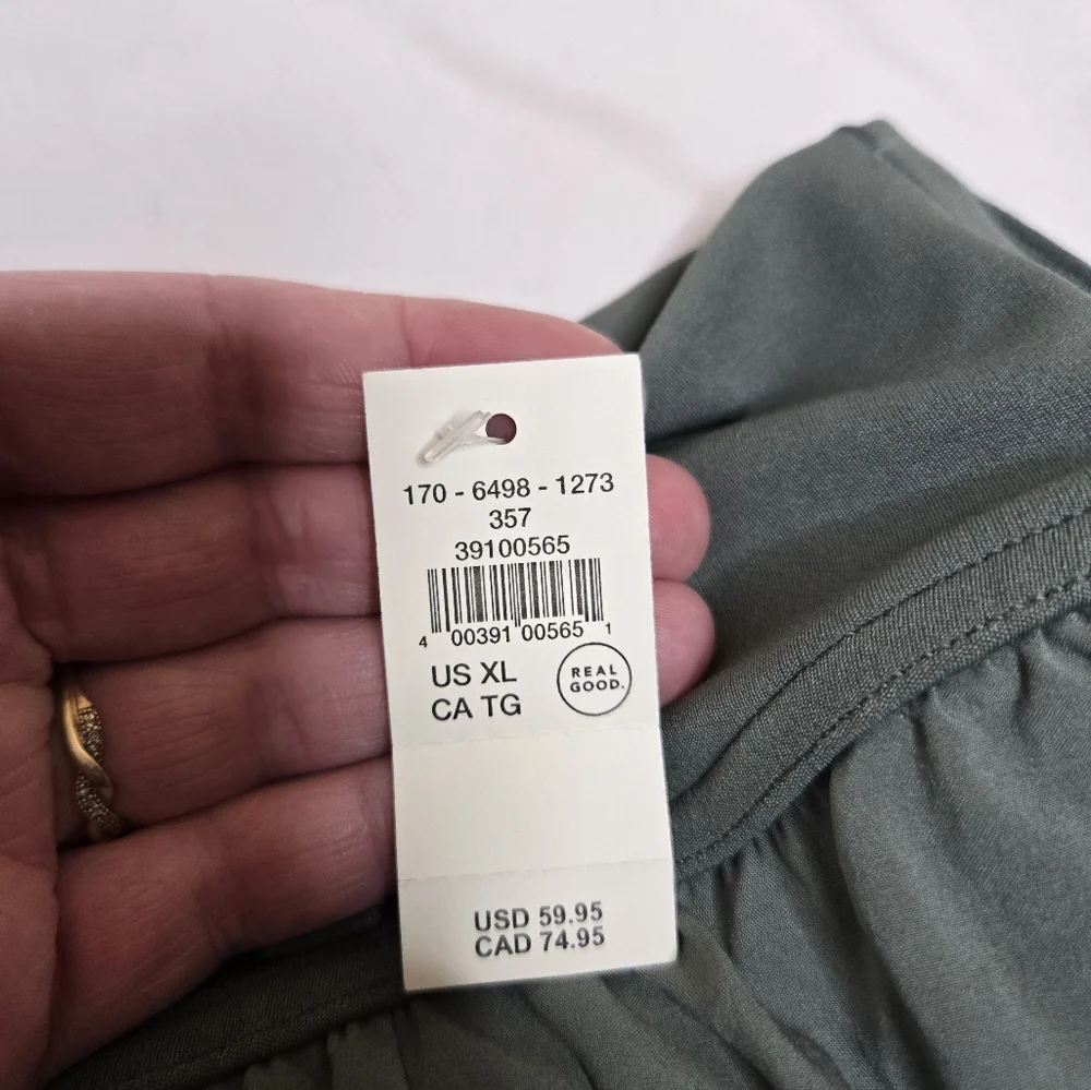 NEW Aerie olive green pleated belted academia tennis pickleball skort skirt‎ XL